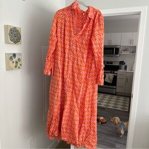 Free People Long Sleeve Shirt Dress